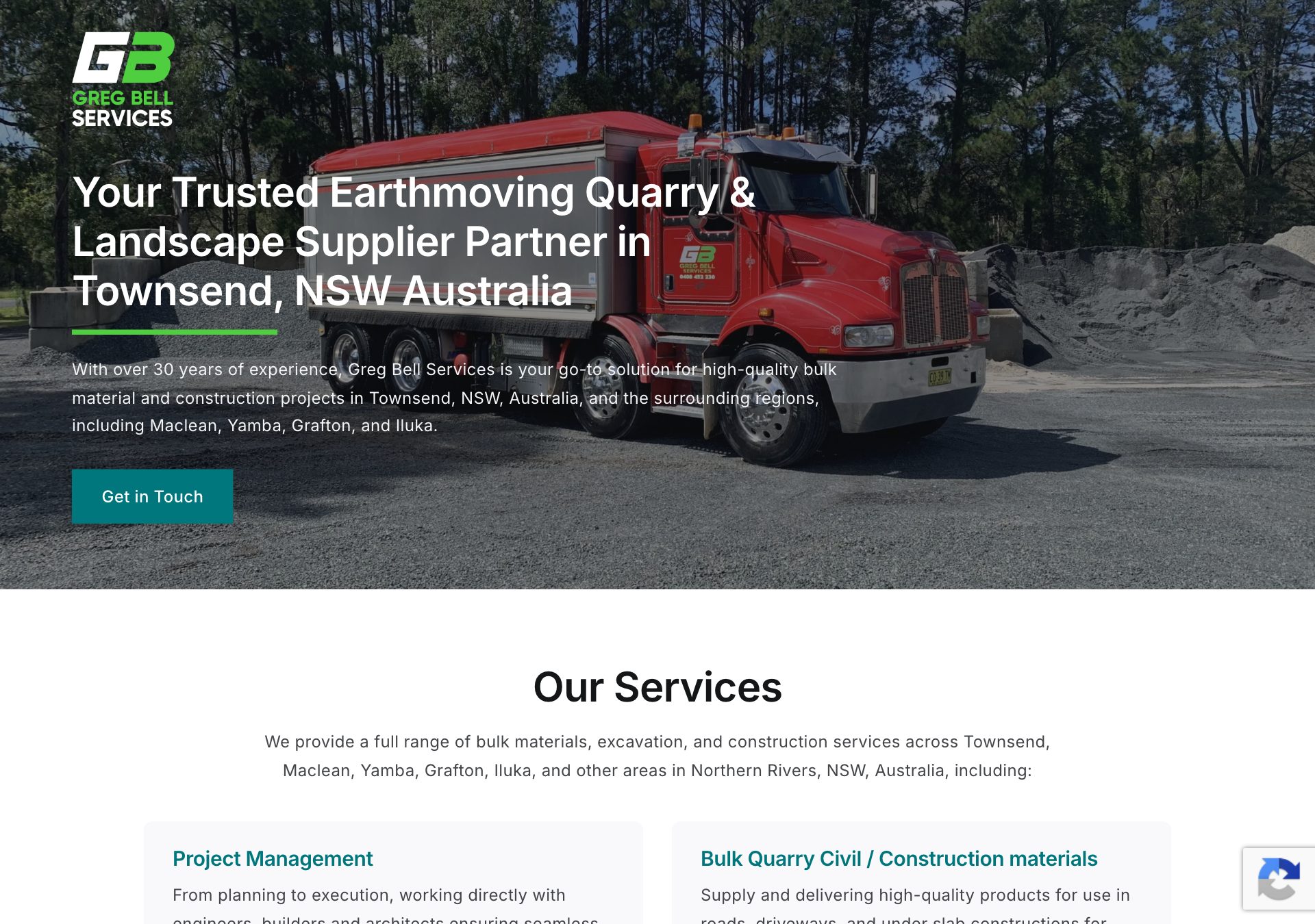 Greg Bell Services after migration