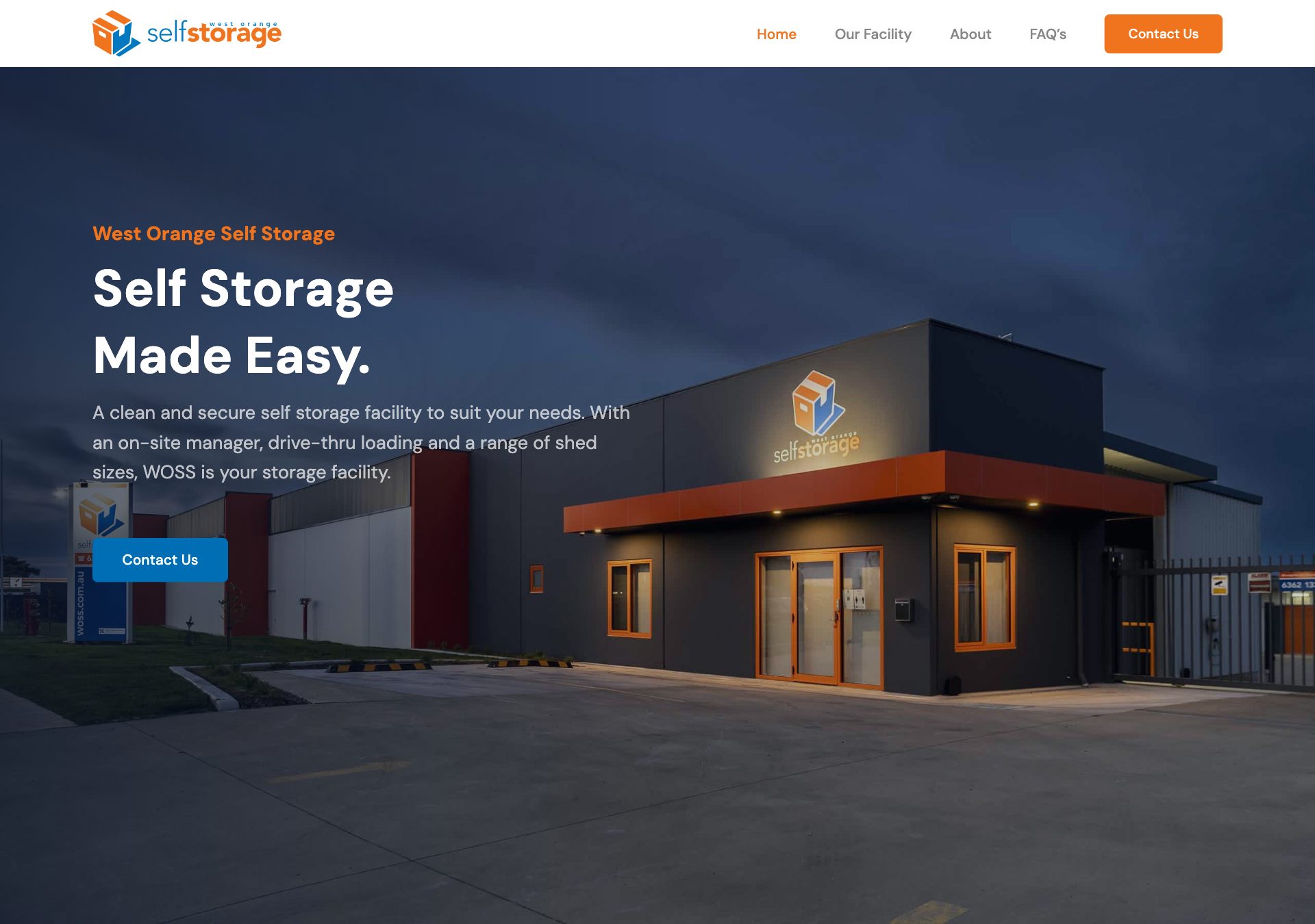 West Orange Self Storage after migration
